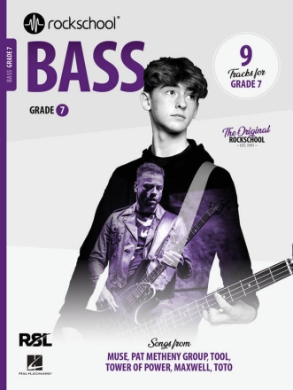 Rockschool Bass Grade 7 (2024) Bass Book & Audio-Online