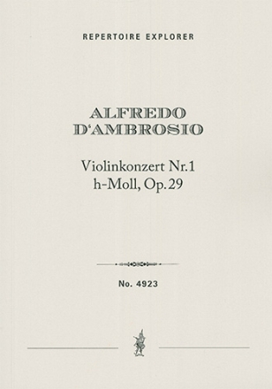 Violin Concerto in B minor No.2 op.29 for orchestra study score