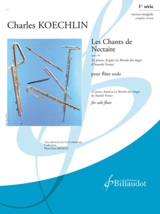 Les Chants de Nectaire op.198 (32 Pices d'Anatole France) pour flute seule