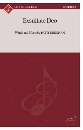 Exsultate Deo SATB and Piano Choral Score