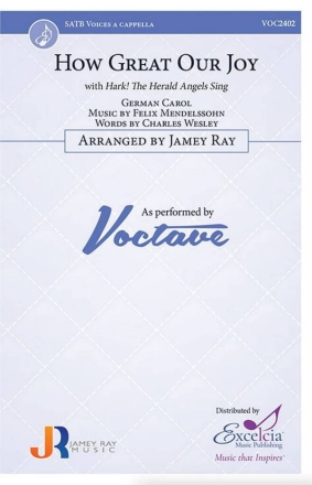 How Great Our Joy SATB A Cappella Choral Score