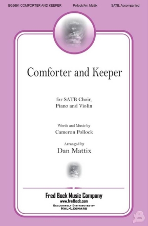 Comforter And Keeper SATB Choral Score