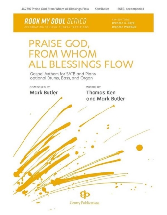 Praise God from Whom All Blessings Flow SATB Choral Score