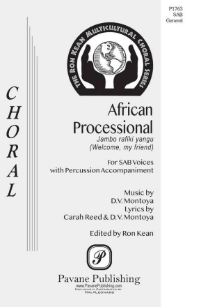 African Processional SAB a Cappella Choral Score