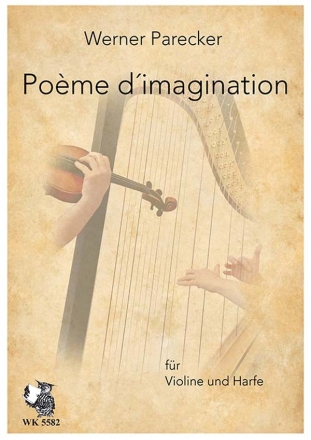 Pome d'imagination fr Violine und Harfe Spielpartitur