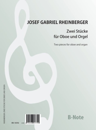 Zwei Stcke fr Oboe und Orgel Oboe,Orgel Spielnoten