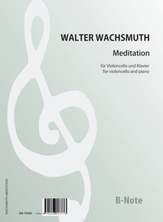 Meditation fr Violoncello und Klavier Violoncello,Klavier Spielnoten