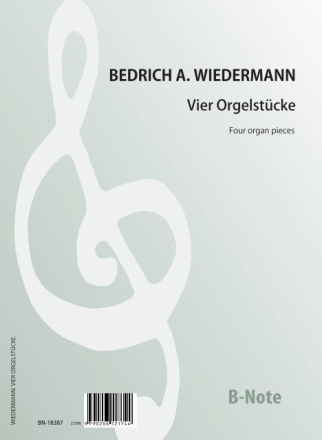 Vier Stcke fr Orgel Orgel Spielnoten