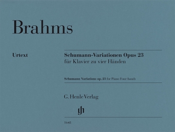 Schumann-Variationen Es-Dur op. 23 fr ein Klavier zu vier Hnden