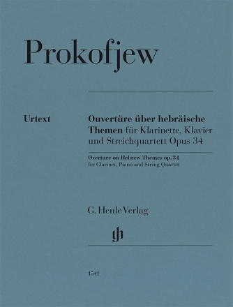 Ouvertre ber hebrische Themen op. 34 Klarinette, Klavier, Streichquartett