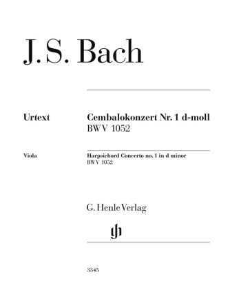 Cembalokonzert Nr. 1 d-moll BWV 1052 Viola Stimme(n)