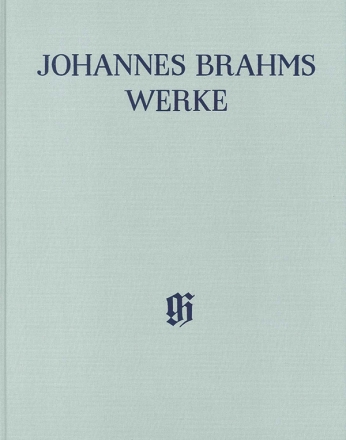 Lieder und Gesnge op. 103121 Singstimme und Klavier Partitur mit Kritischem Bericht (Gesamtausgabe)