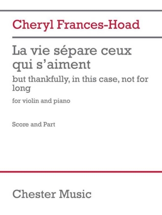 La Vie Spare Ceux Qui S'Aiment Violin and Piano Book & Part[s]