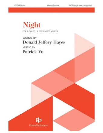 Night SATB a Cappella Choral Score