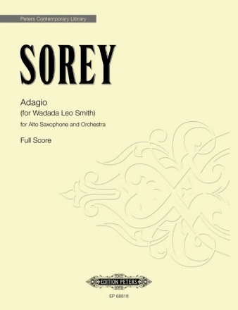 Adagio (for Wadada Leo Smith) (score) Alto Saxophone, Orchestra