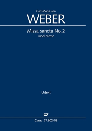 Missa sancta No. 2 Soli SATB, Coro SATB, 2 Fl, 2 Ob, 2 Clt, 2 Fg, 4 Cor, 2 Tr, Timp, 2 Vl, Va, Vc, Cb Klavierauszug