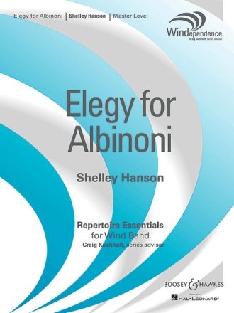 Elegy for Albinoni Master Level Blasorchester Partitur