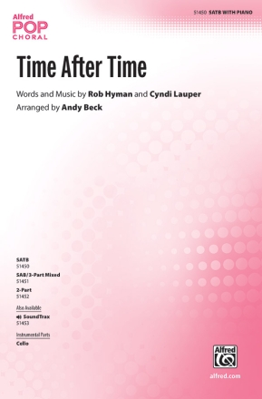 Time After Time SATB Mixed voices