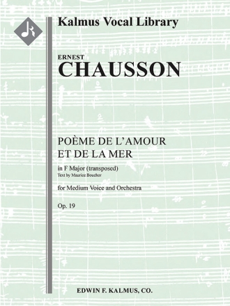 Poeme de l'Amour et de la Mer Medium SC Scores