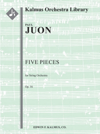 Five Pieces for String Orchestra, Op. 16 String Orchestra