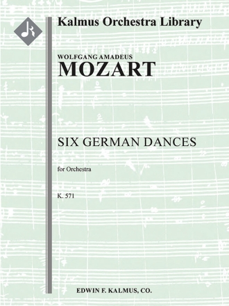 Six German Dances, K. 571 (f/o sc) Scores