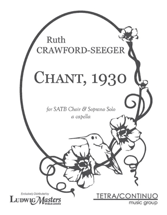 Chant, 1930 (choral score) Mixed voices