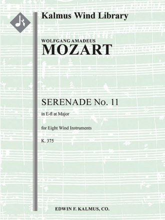 Serenade No. 11 in E-flat (octet) Mixed ensemble