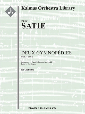 Deux Gymnopedies (f/o) Full Orchestra