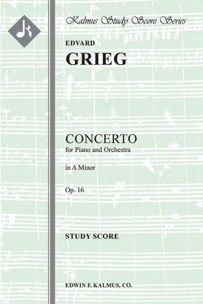 Piano Concerto A min Op. 16 Study SC Scores