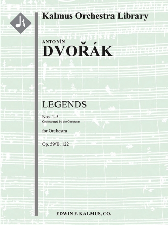 Legends, Op. 59/B. 122, Nos. 1-5 (f/o) Full Orchestra