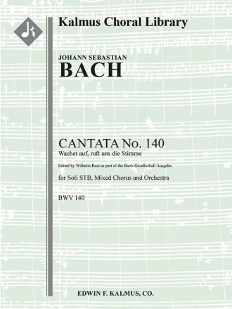 Cantata No. 140 (f/o score) Scores