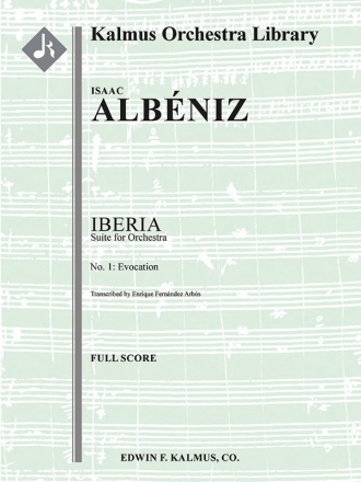 Iberia No. 1: Evocation (f/o score) Scores