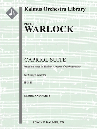 Capriol Suite for String Orchestra String Orchestra