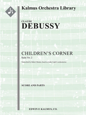 Children's Corner, Suite No 2 (f/o) Full Orchestra