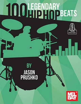 100 Legendary Hip Hop Beats Drums Book & Audio-Online