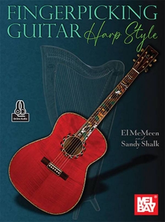 Fingerpicking Guitar Harp Style Guitar Book & Audio-Online