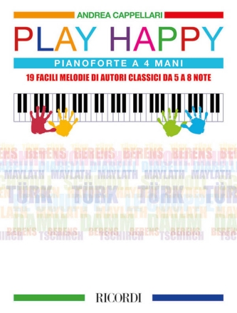 Play Happy (Pianoforte a quattro mani) Piano, 4 Hands Book