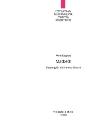 Matbeth fr Violine und Gitarre Partitur und Stimmen