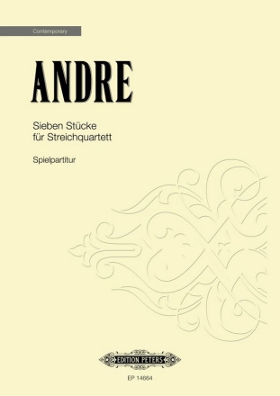 Sieben Stcke fr Streichquartett (Performing Score)