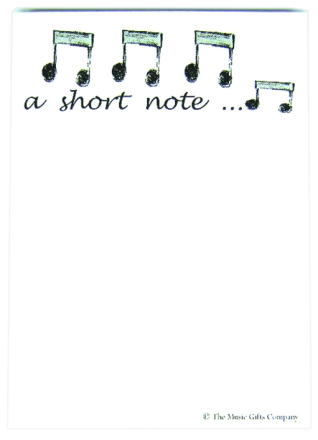 A Short Note Notepad