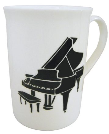 Grand Piano Bone China Mug