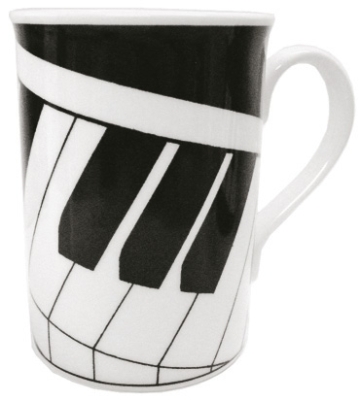 2D Keyboard Bone China Mug