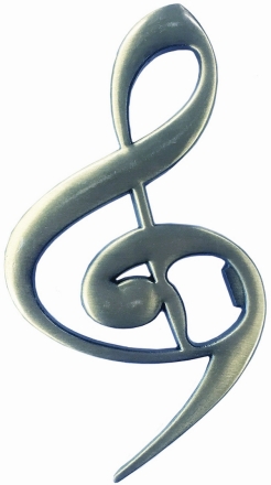 Treble & Bass Clef Bottle Opener