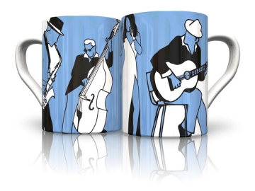 Blues Bone China Mug