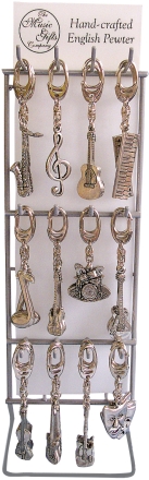 Pewter Keyrings Complete Display