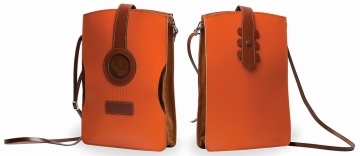 Acoustic Guitar Leather Shoulder Bag