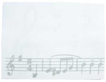 Music Notes Sticky Pad