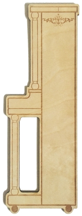 Piano Wooden Bookmark