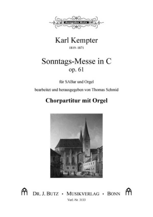 Sonntags-Messe in C op. 61 fr SABar und Orgel