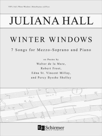 Winter Windows Mezzo-Soprano Voice and Piano Book